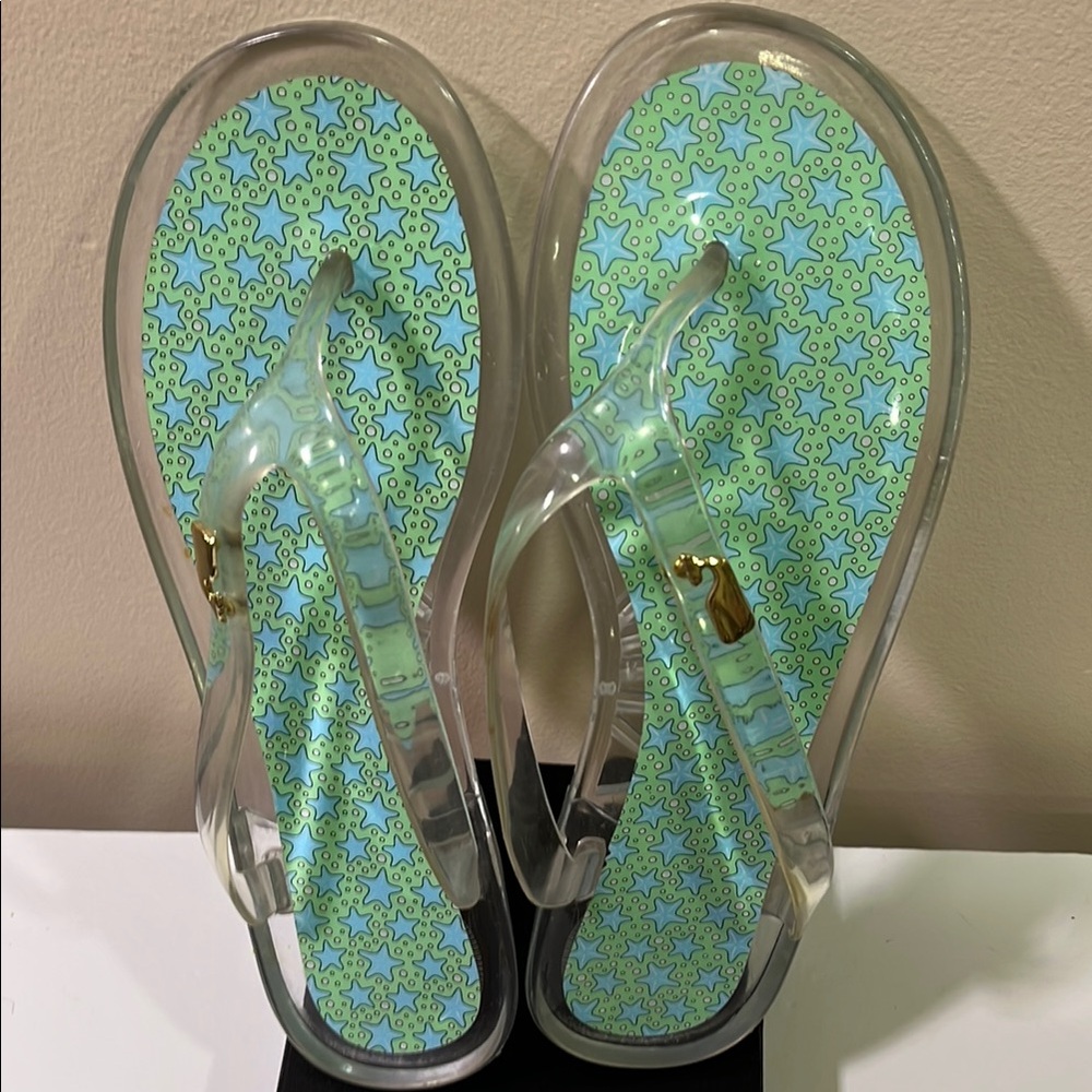 Stylish Clear Star-Patterned Sandals